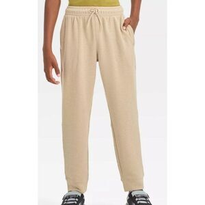 All In Motion Boys 14 Tan Waffle Joggers NWT
